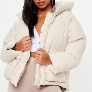 petite nude ultimate hooded puffer jacket